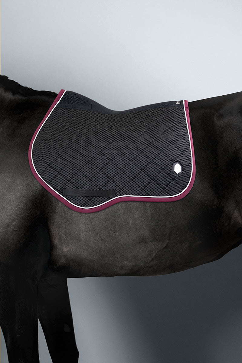 Dynamix Tapis de selle Mesh velours 3D