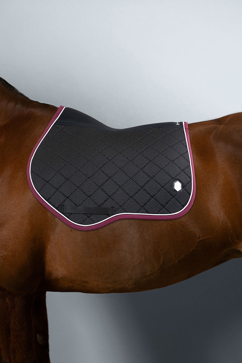 Dynamix Tapis de selle Mesh velours 3D