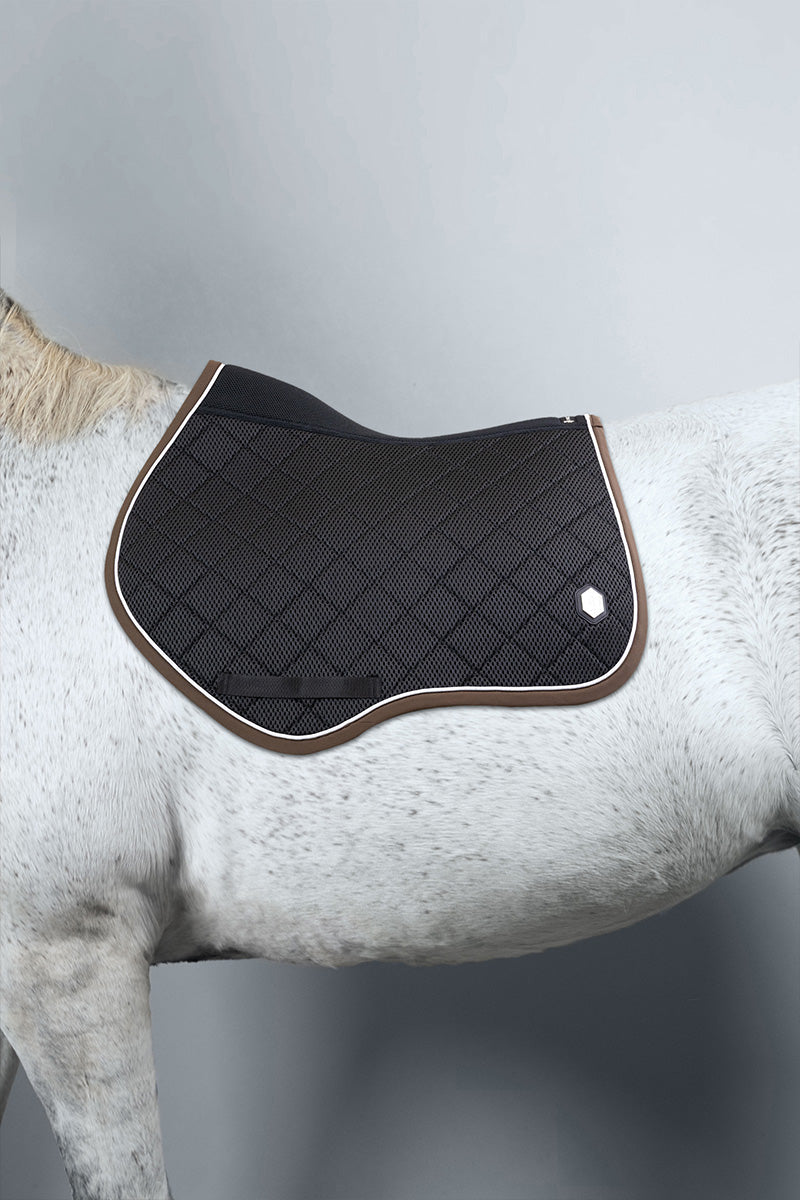 Dynamix Tapis de selle Mesh velours 3D