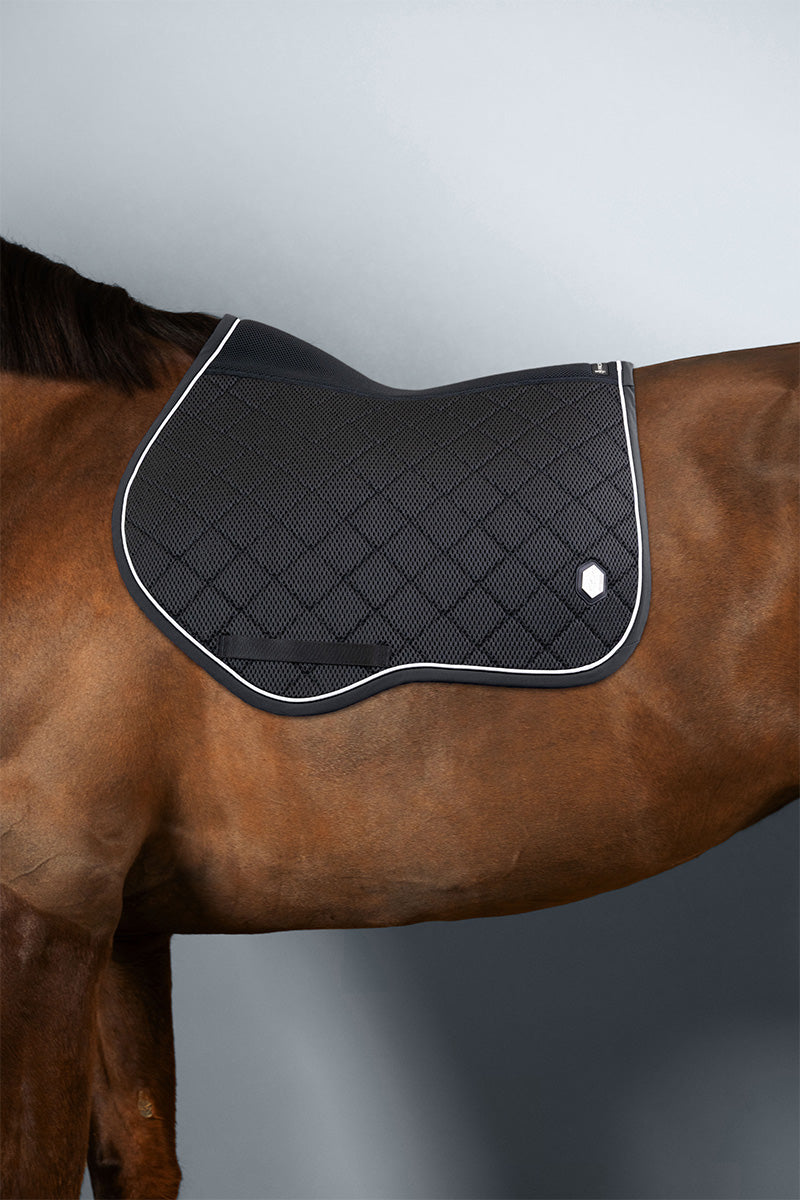 Dynamix Tapis de selle Mesh velours 3D