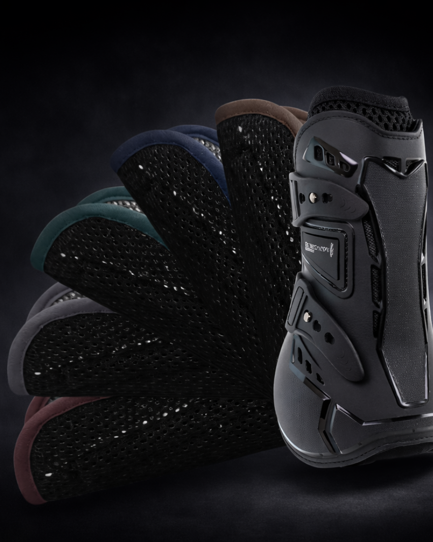 Doublures de couleur pour protections coquées en 3D mesh velours