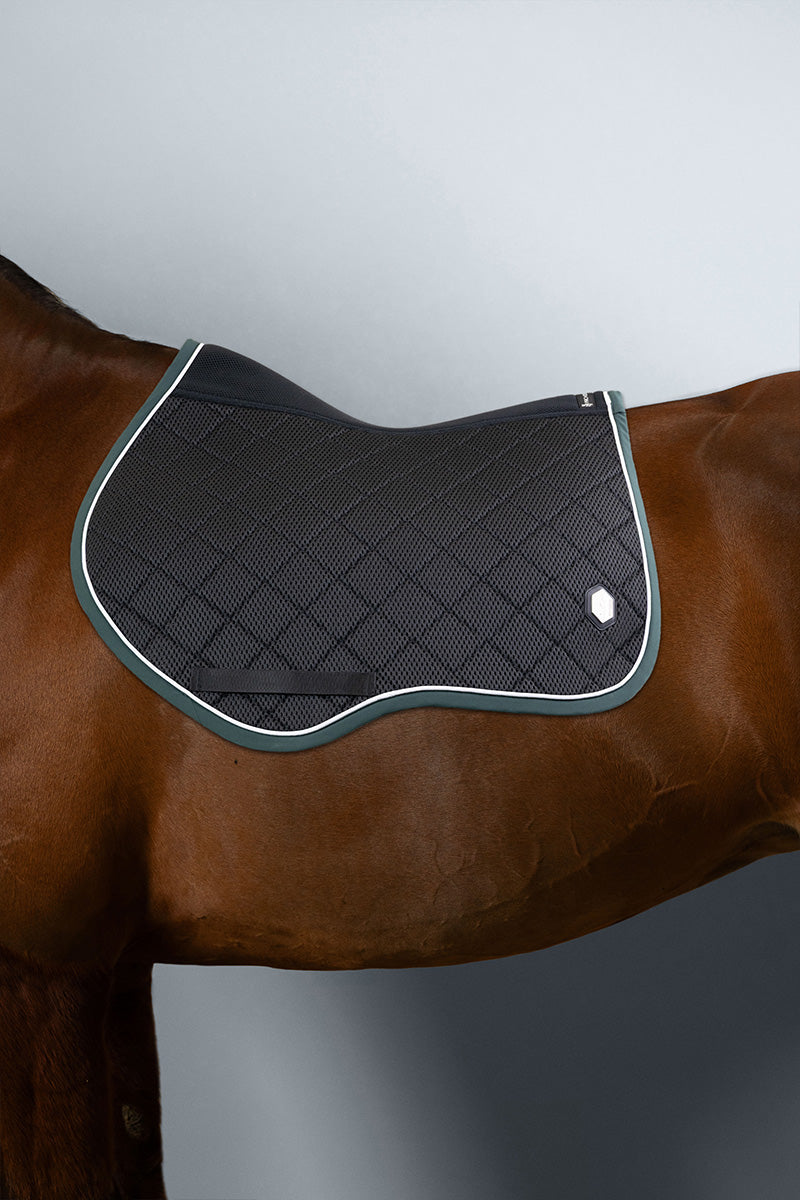 Dynamix Tapis de selle Mesh velours 3D