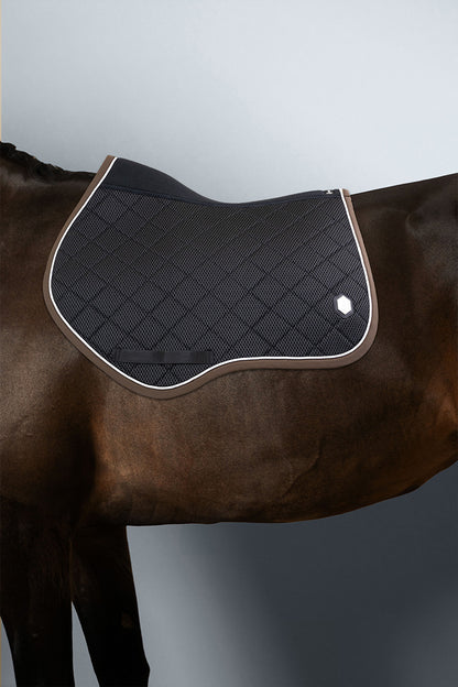 Dynamix Tapis de selle Mesh velours 3D