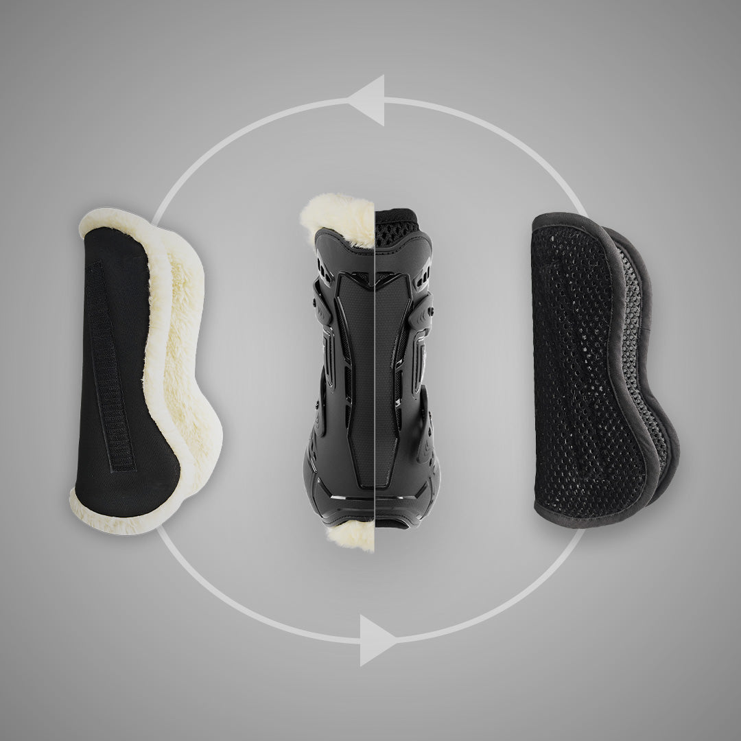 Chalou Doublures des protections coquées en mouton synthétique