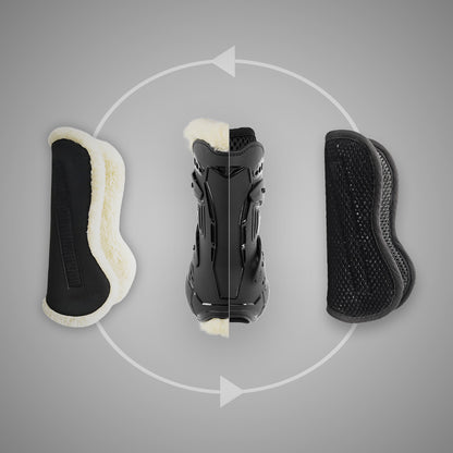 Chalou Doublures des protections coquées en mouton synthétique